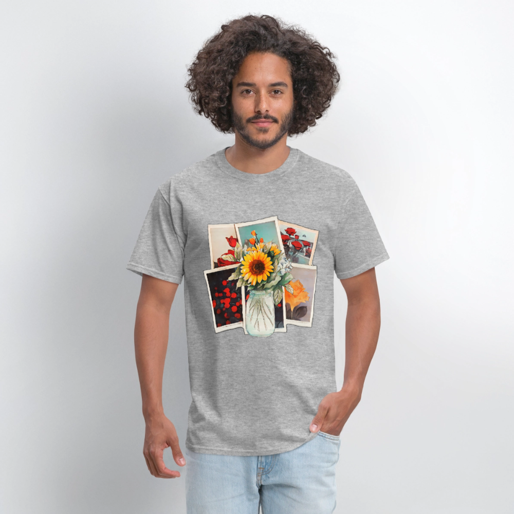 Flowers - heather gray