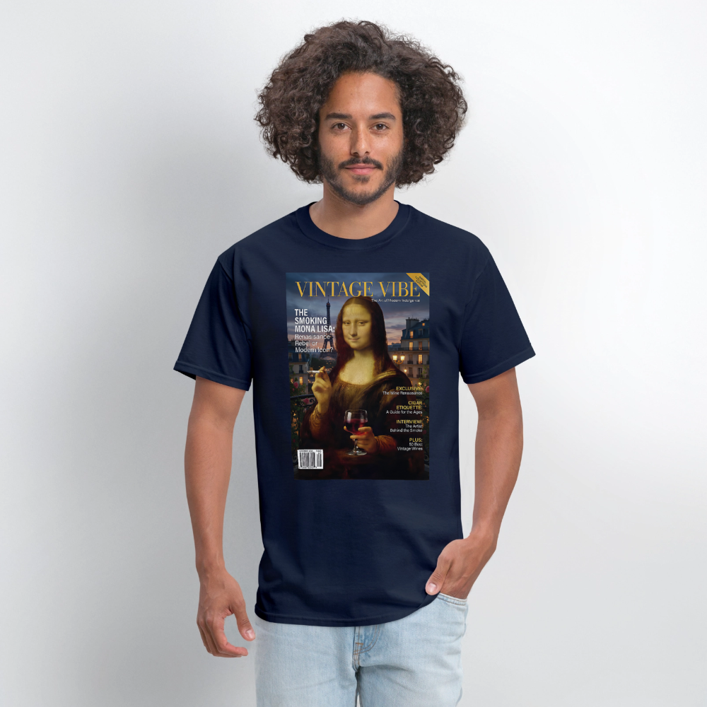 A Smoking Mona Lisa - navy