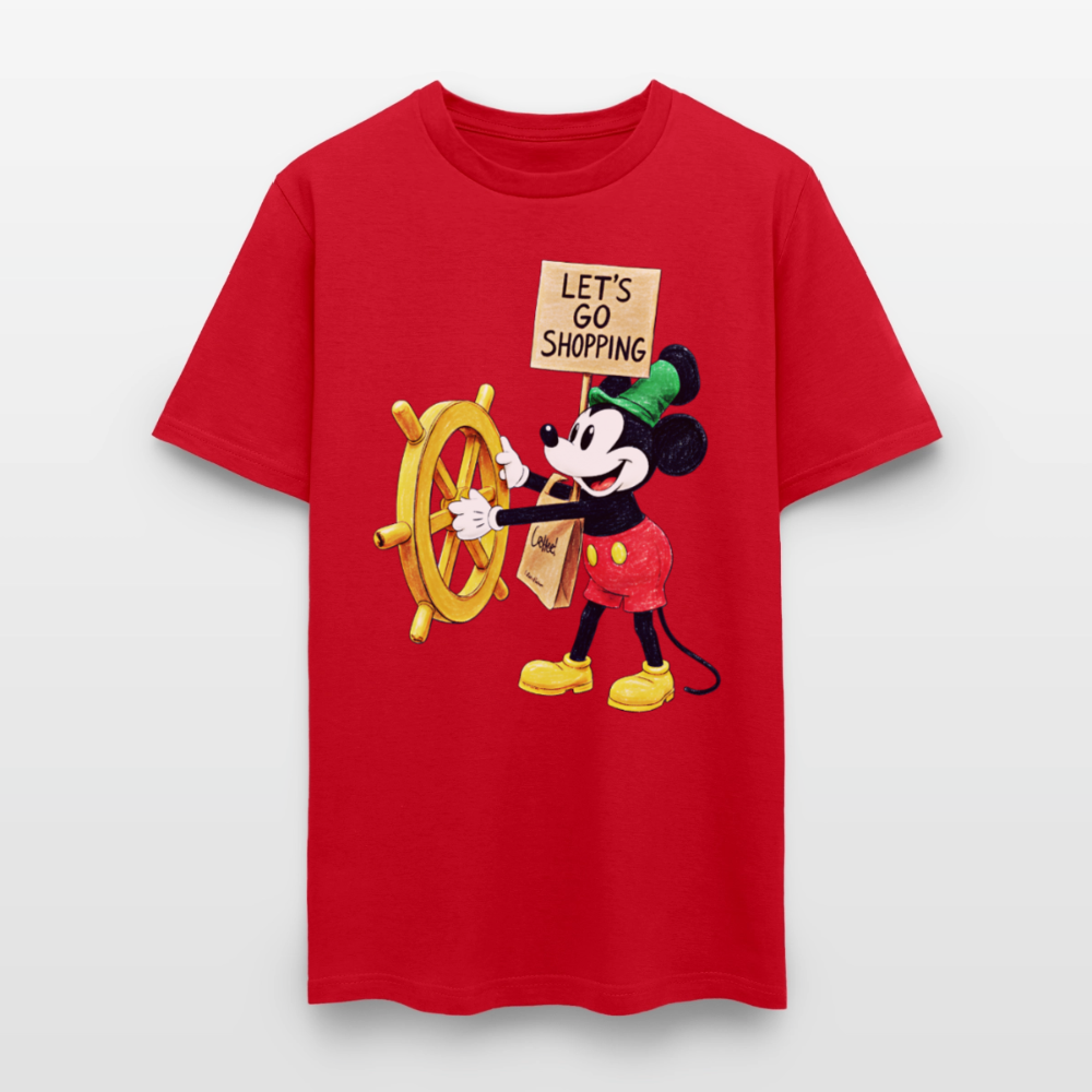 Let's Go Shopping - red