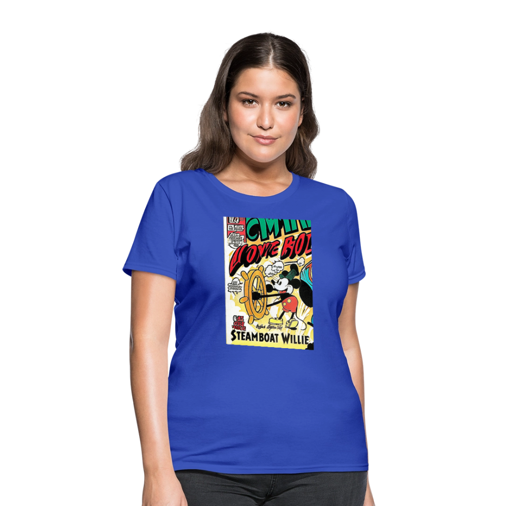 Steamboat Willie - royal blue