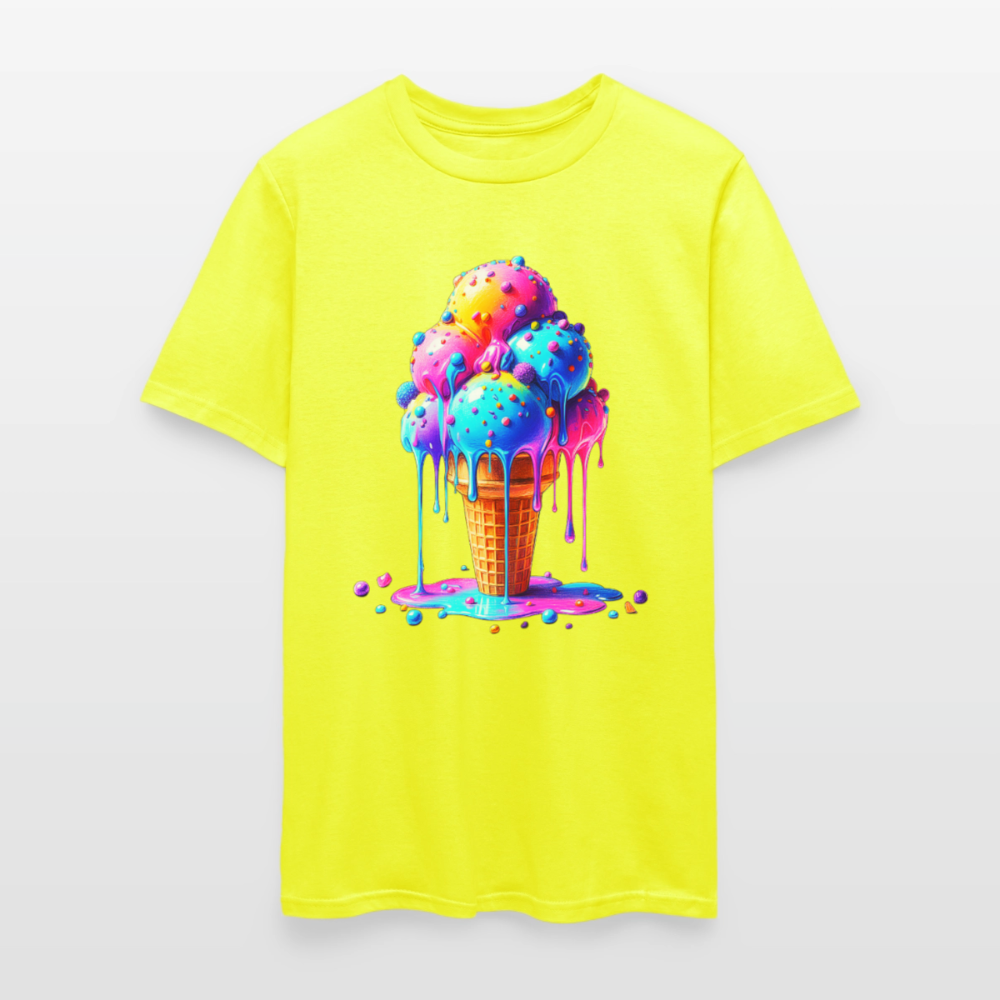 Melting Rainbow - safety green
