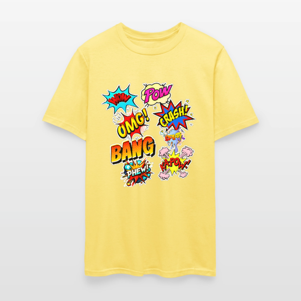 Comic Time - cornsilk