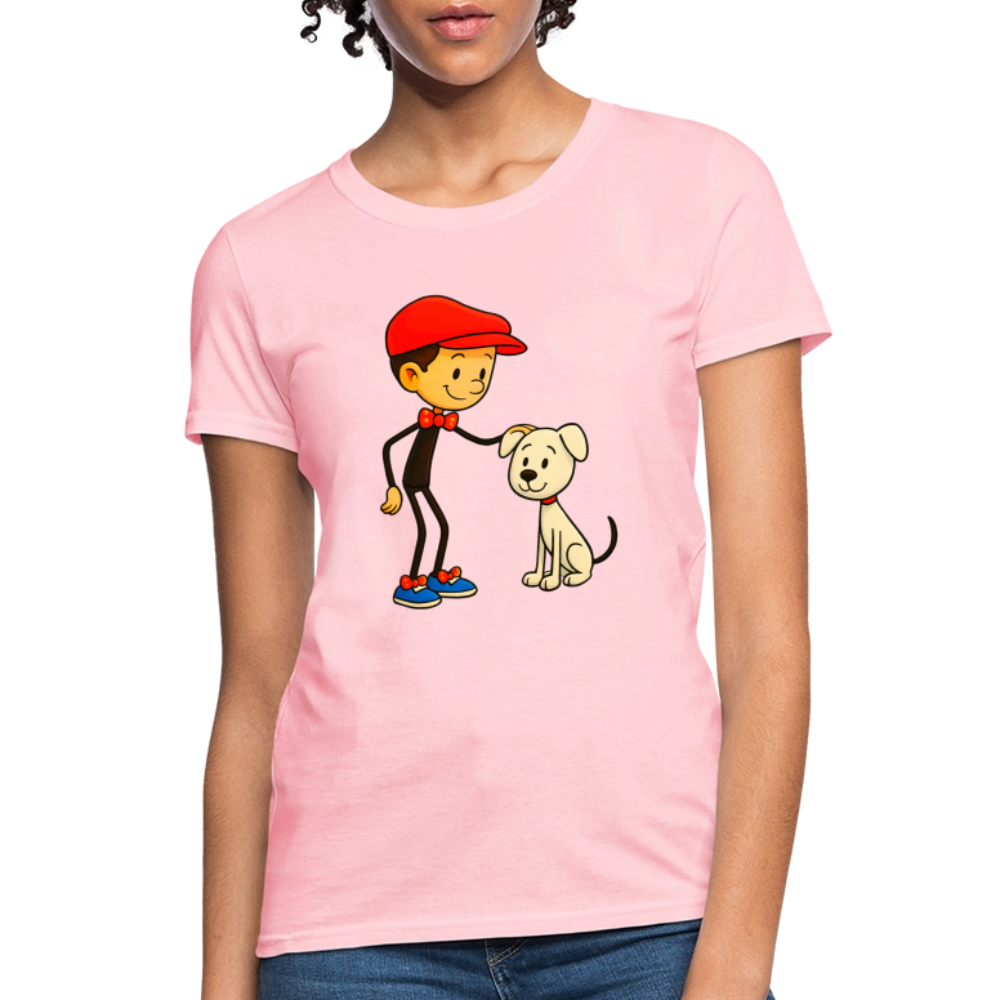 Dog And His Best Friend - pink