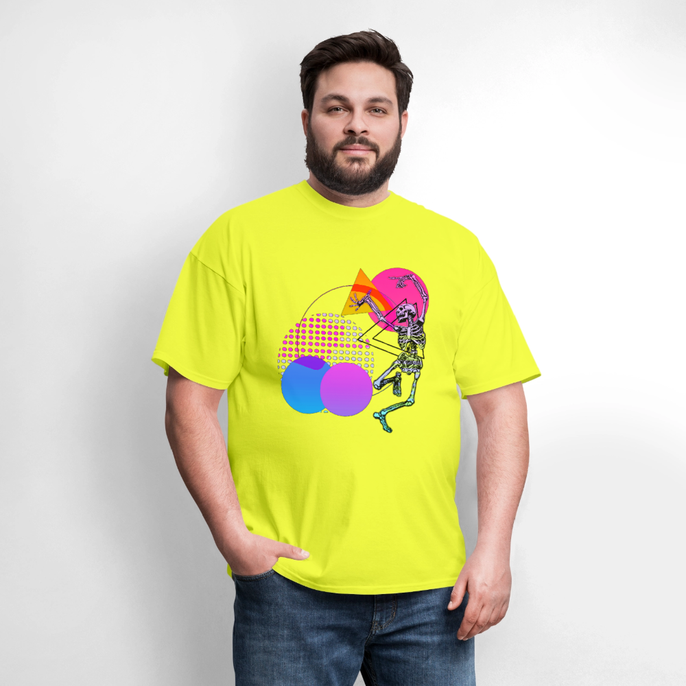 Dancing Skelton - safety green