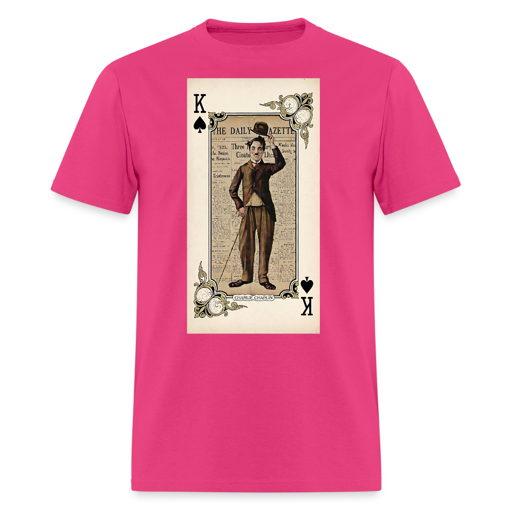 Charlie Chaplin - fuchsia