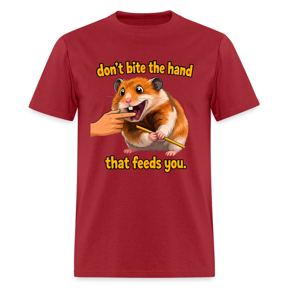Don't Bite The Hand - true red