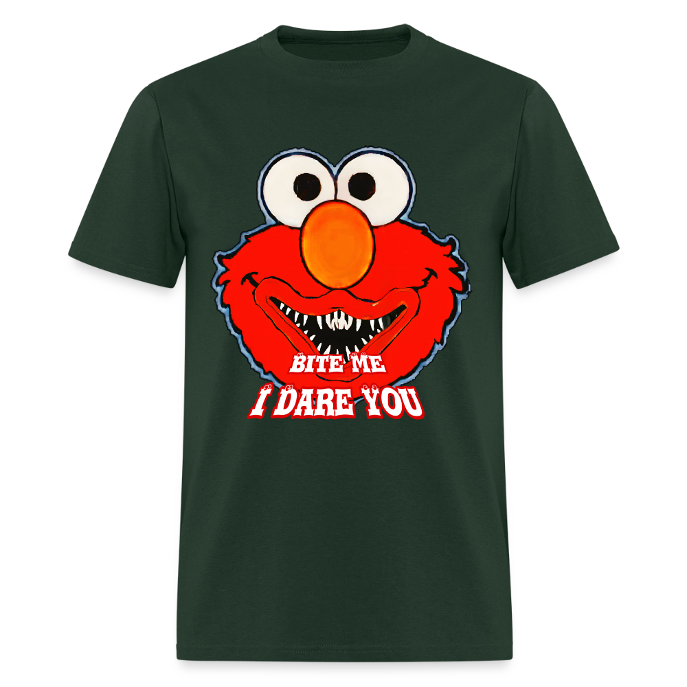 Bite Me Elmo - forest green