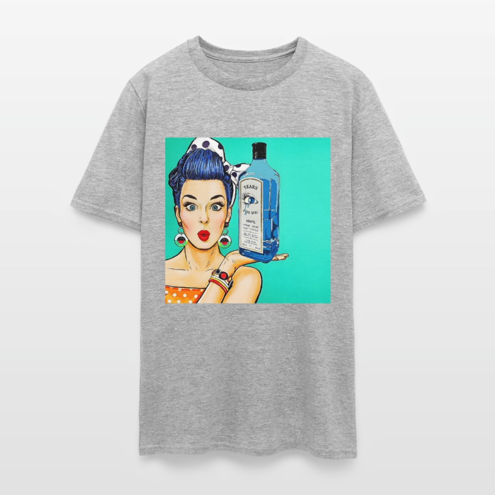 Retro Woman - heather gray