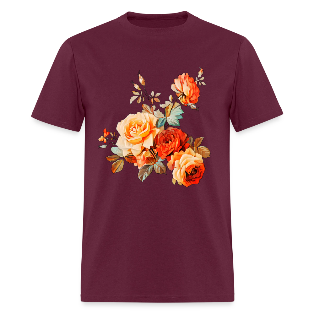 English Bouquet - burgundy