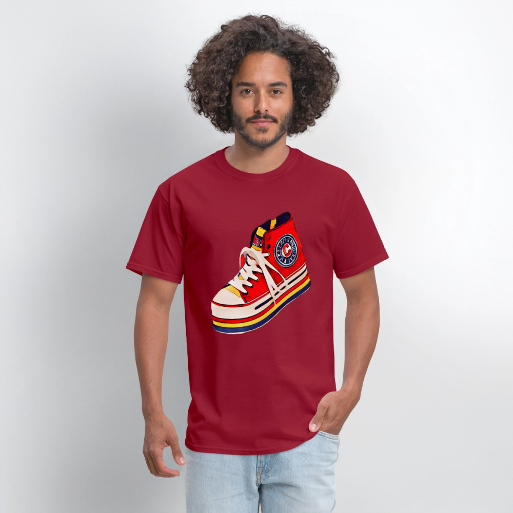 High Top Sneaker - dark red