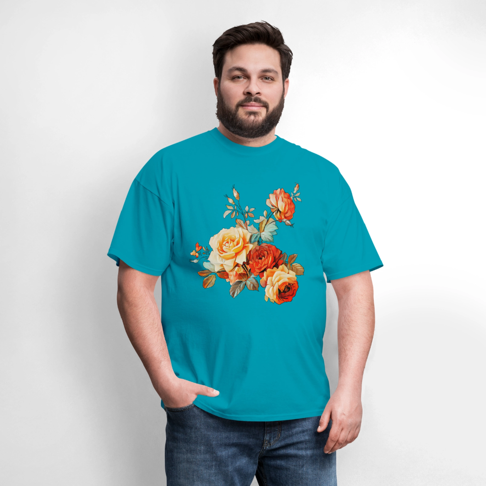 English Bouquet - turquoise