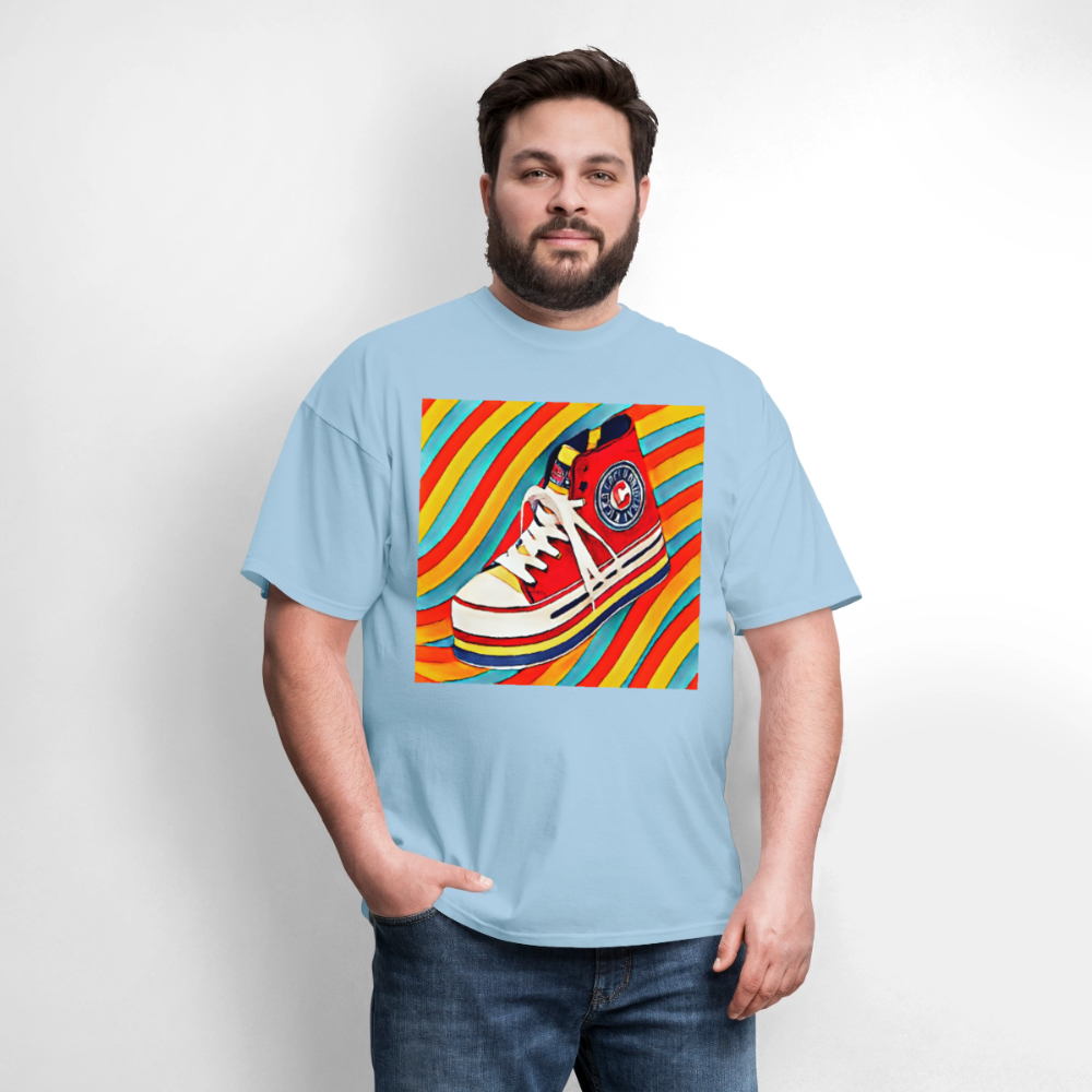 High Top Sneaker - powder blue