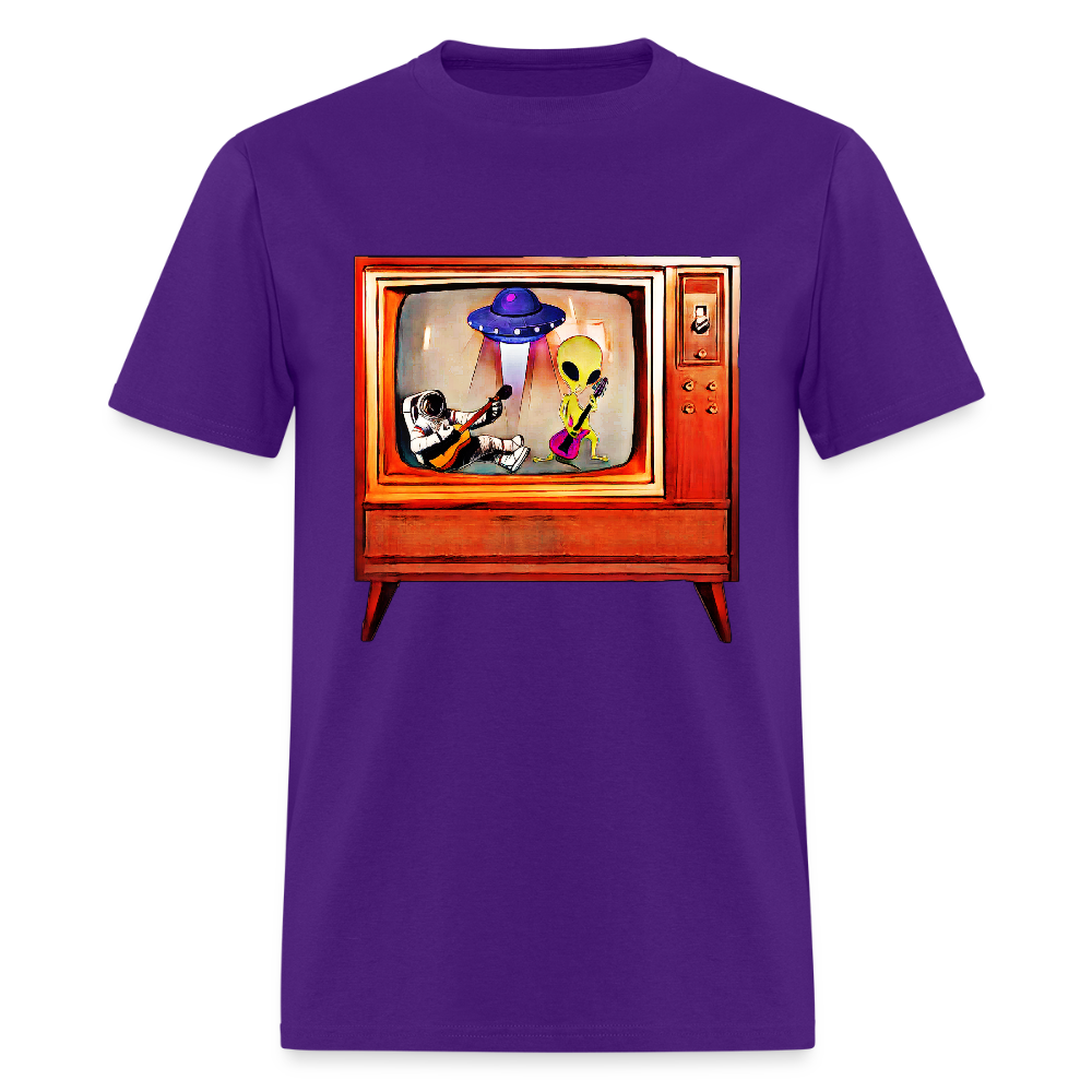 Rocking Astronaut and Alien - purple