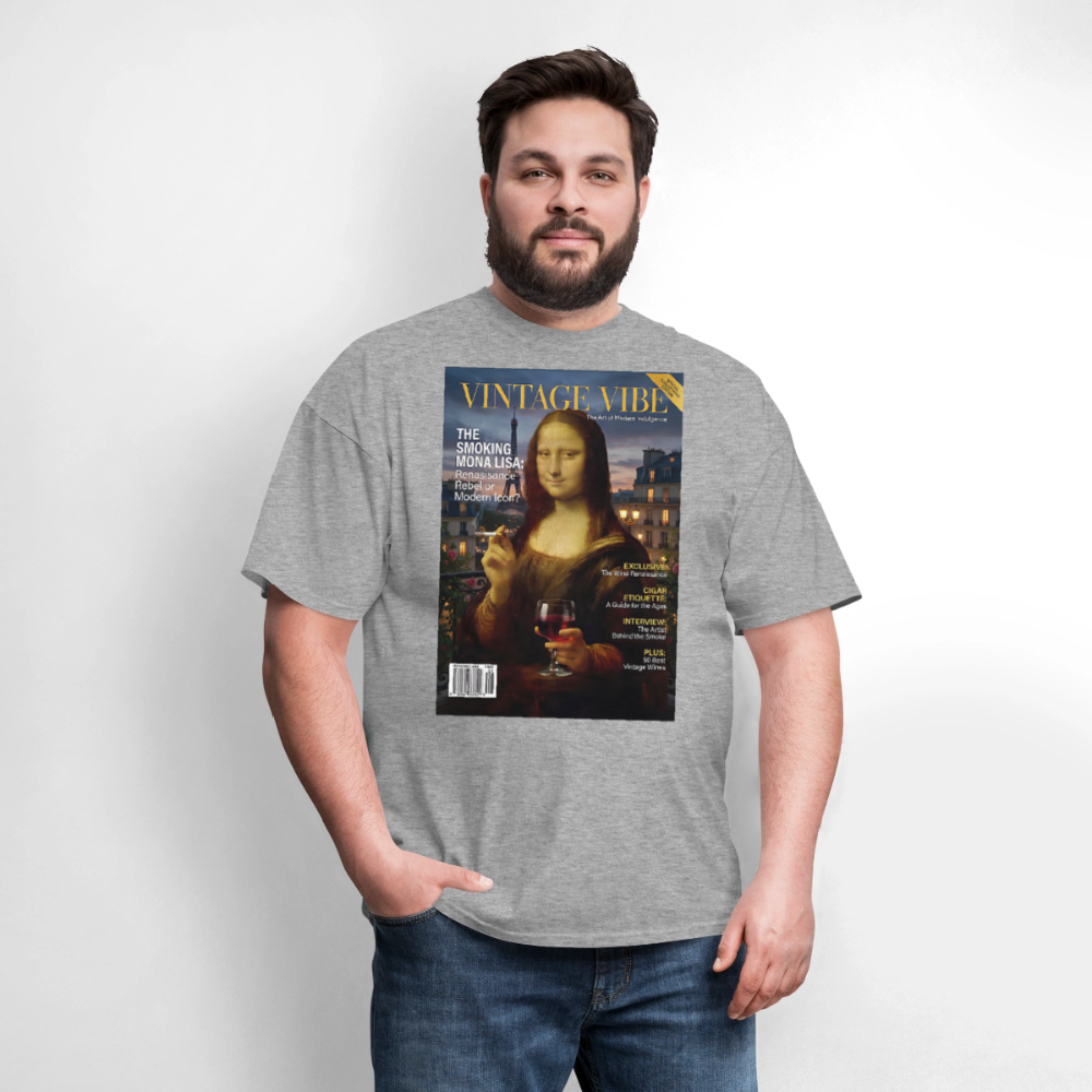 A Smoking Mona Lisa - heather gray