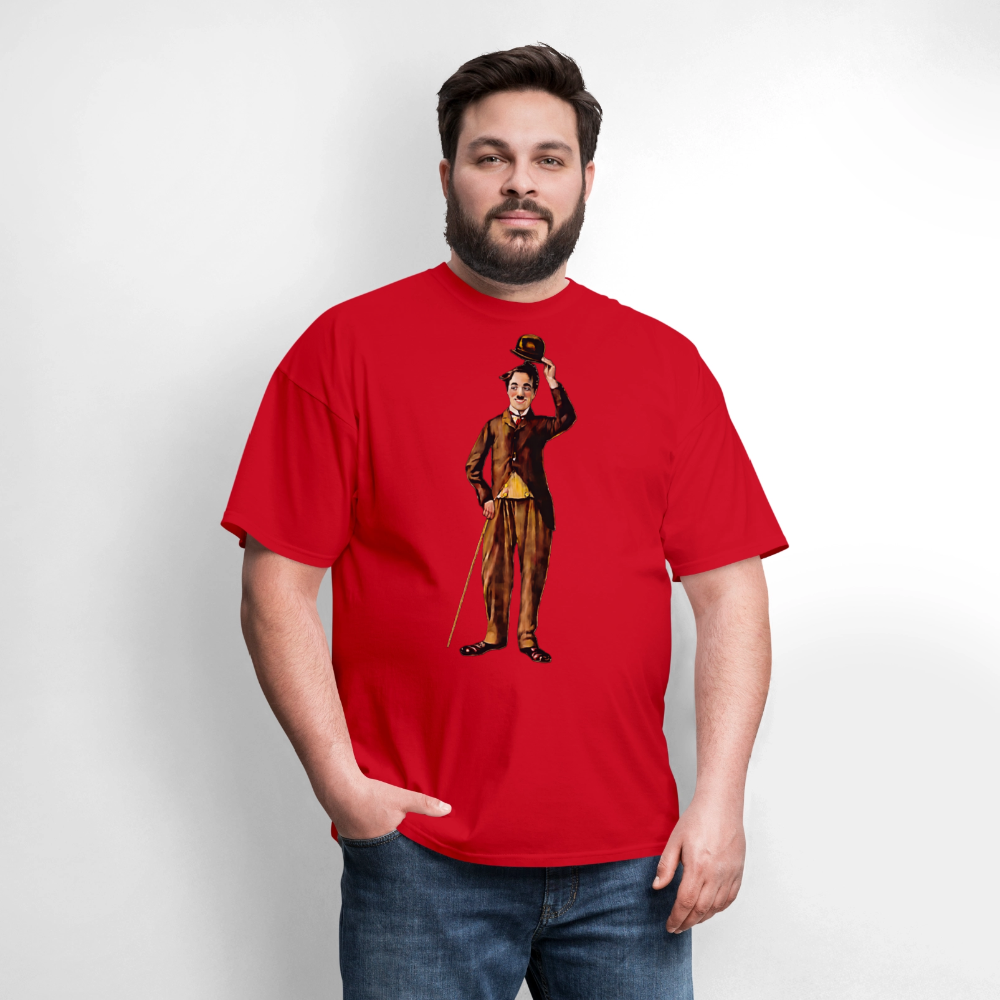 Charlie Chaplin - red