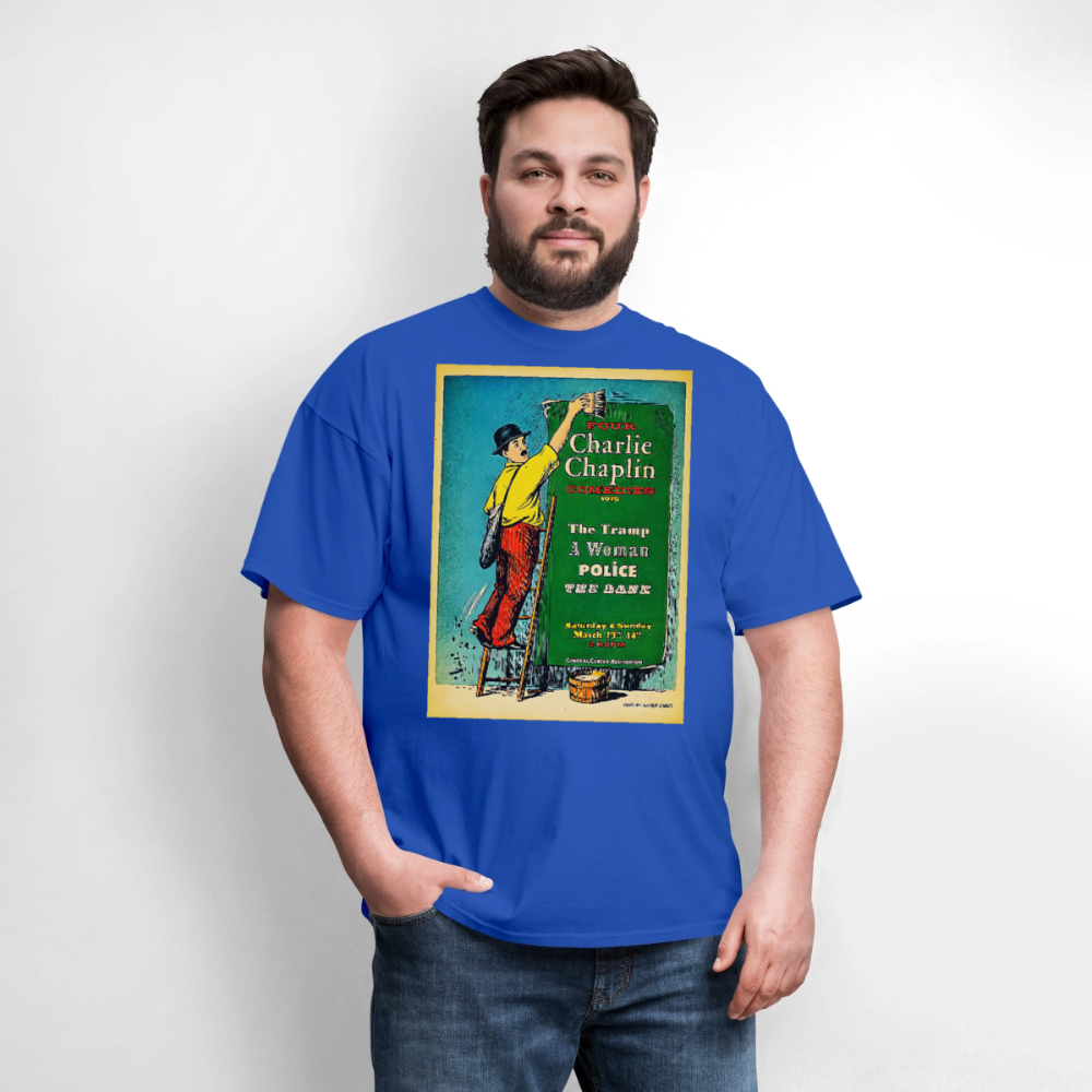 1915 Charlie Chaplin - royal blue