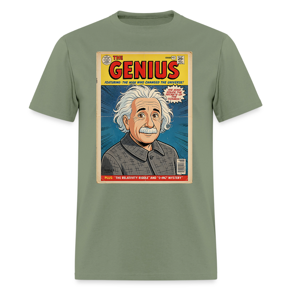 Albert Einstein #1 - military green