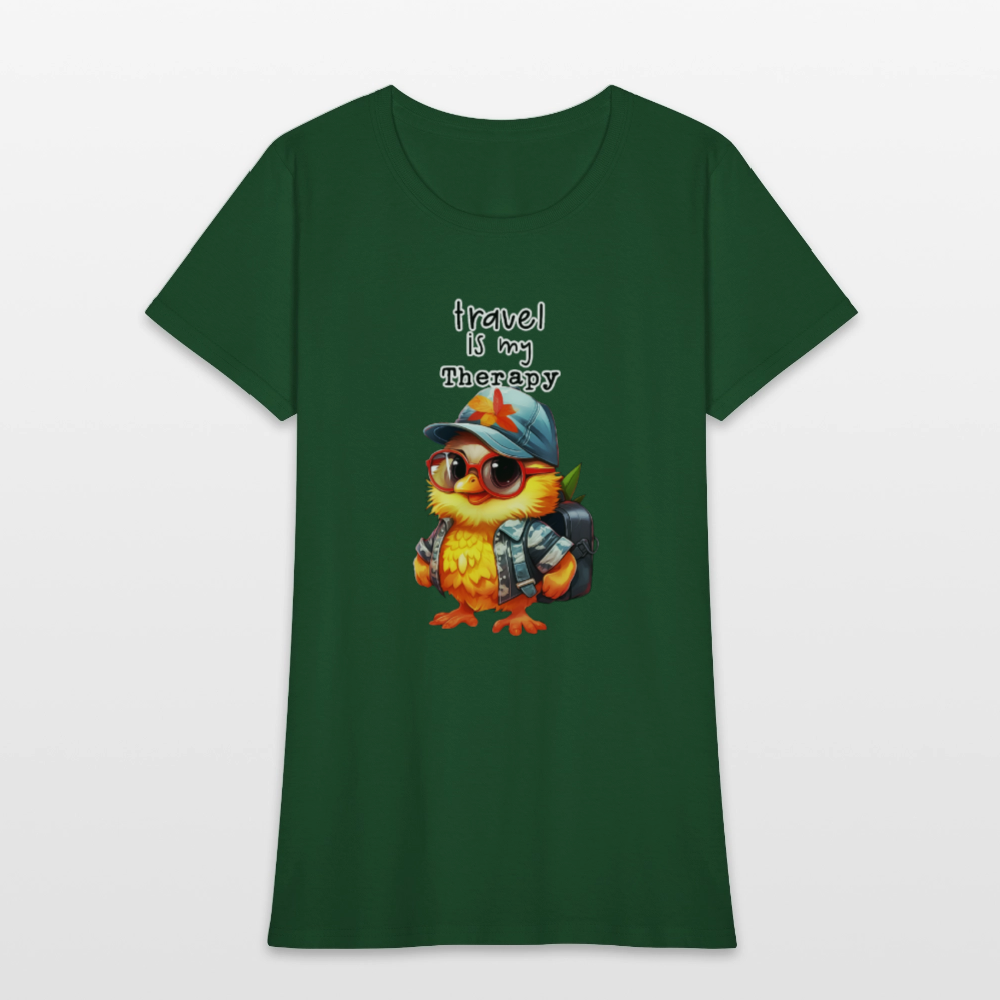 Travel Is My Therapy - forest green