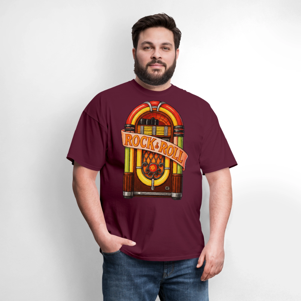 Rock & Roll - burgundy