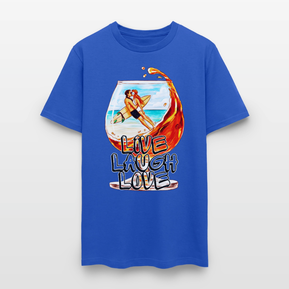 Live, Laugh, Love - royal blue