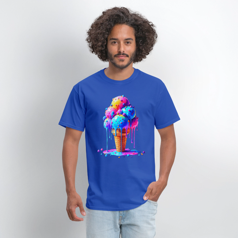Melting Rainbow - royal blue