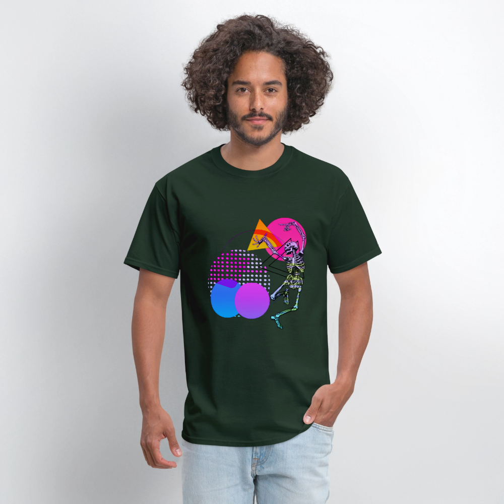 Dancing Skelton - forest green