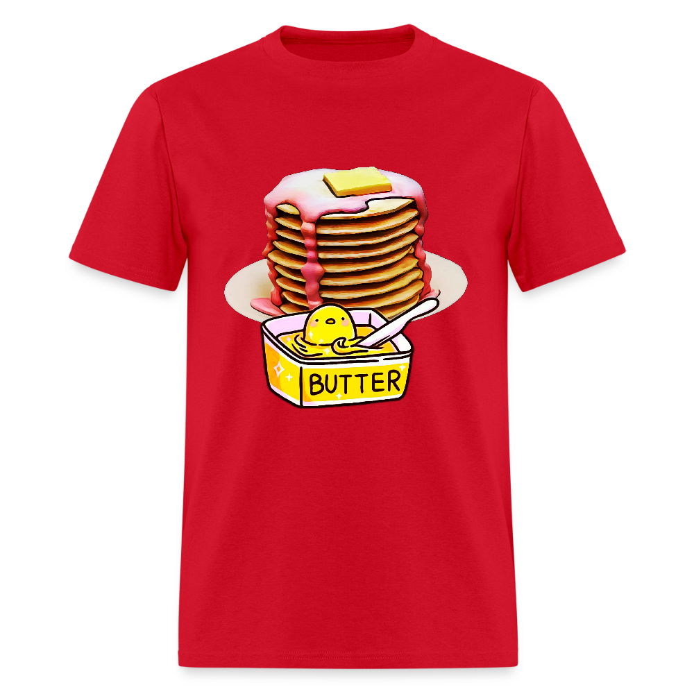 Pancakes and Butter - red