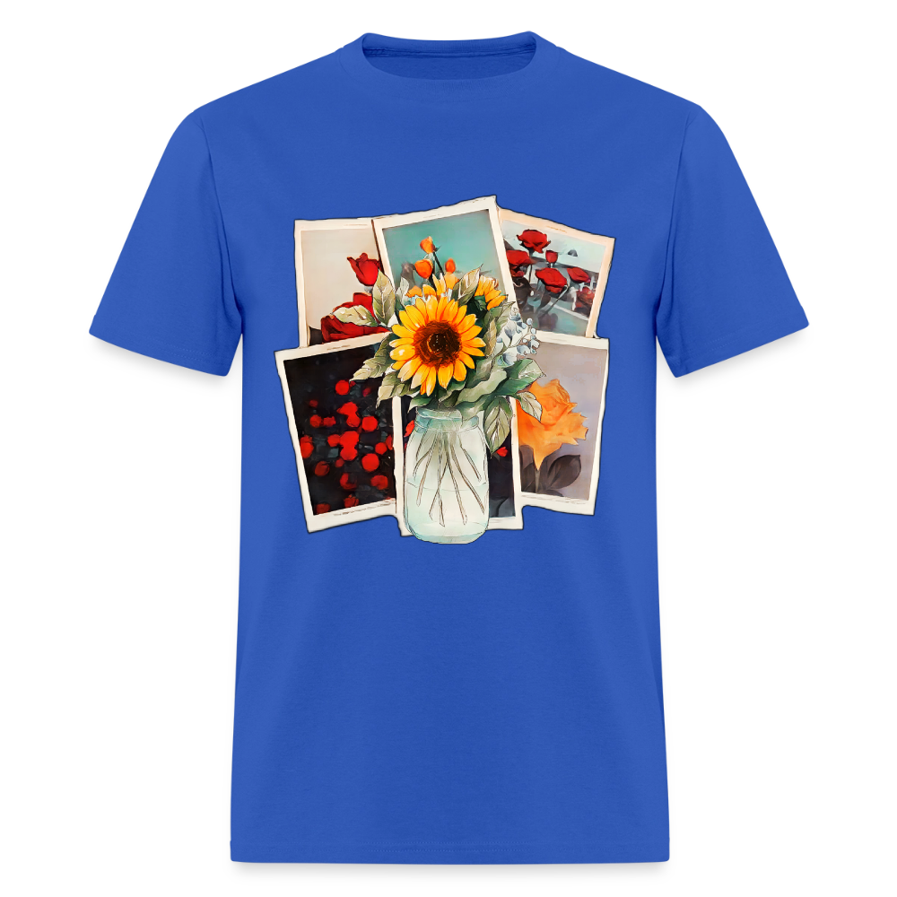 Flowers - royal blue