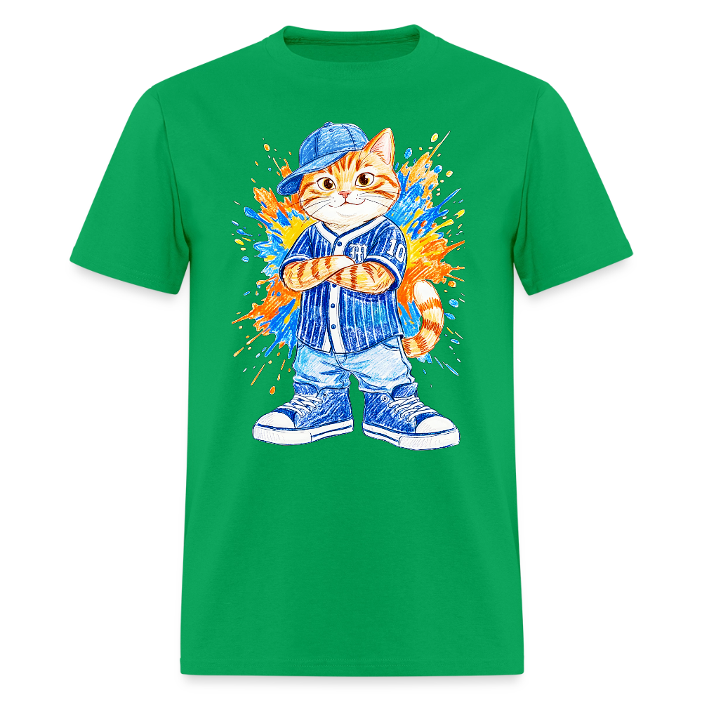 Cool Cat - bright green