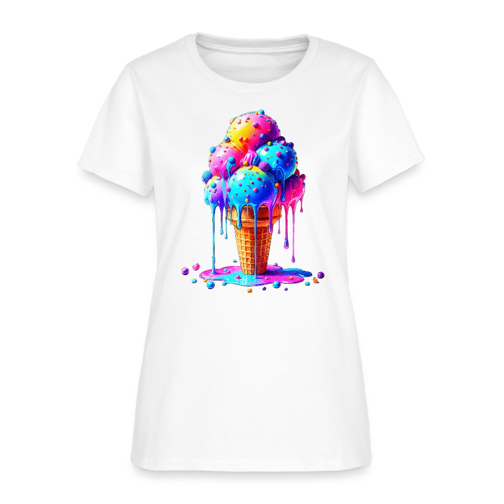 Melting Rainbow - white