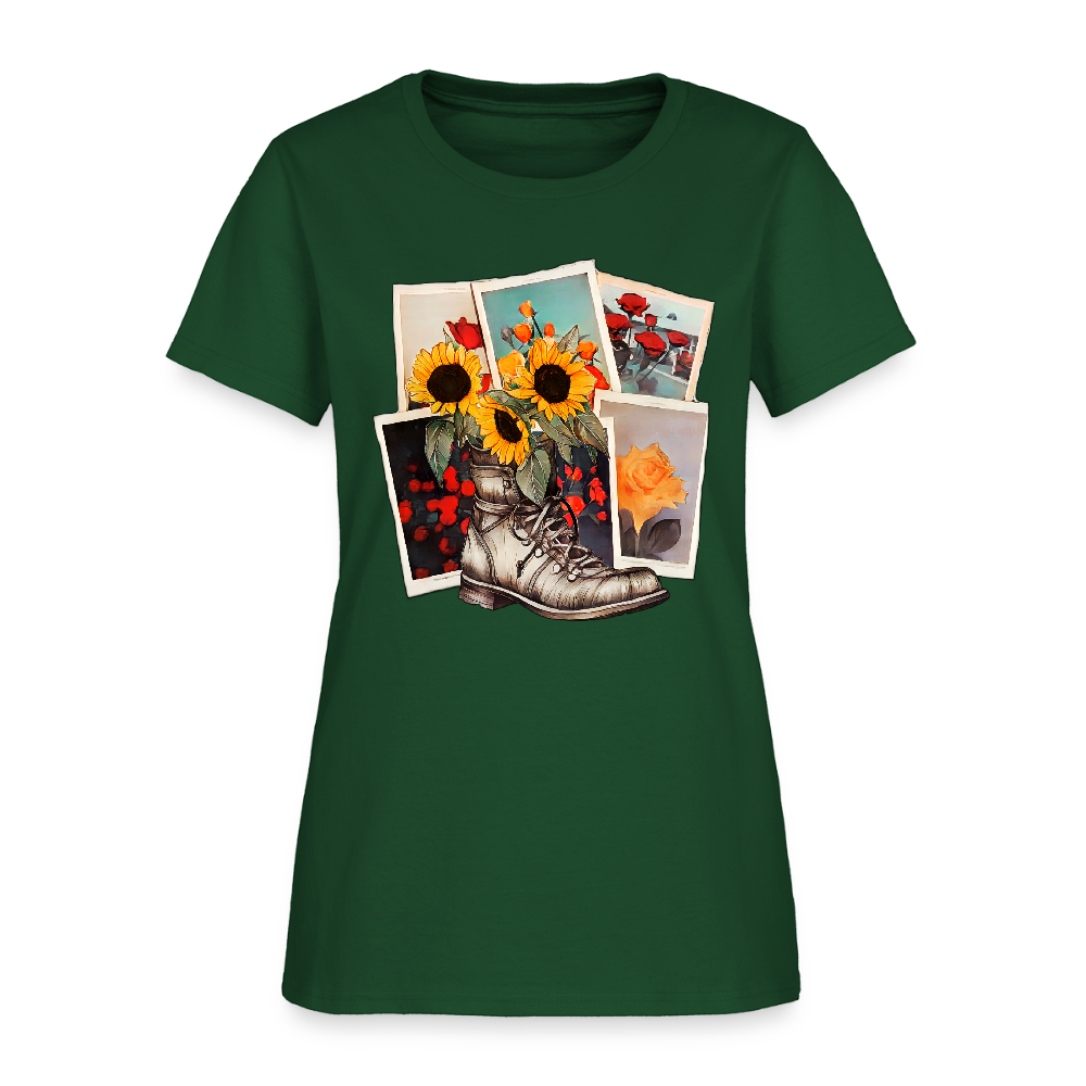 Flowers #2 - forest green