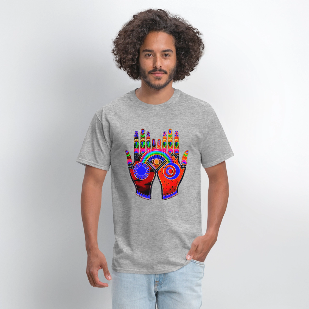 Open Hands - heather gray