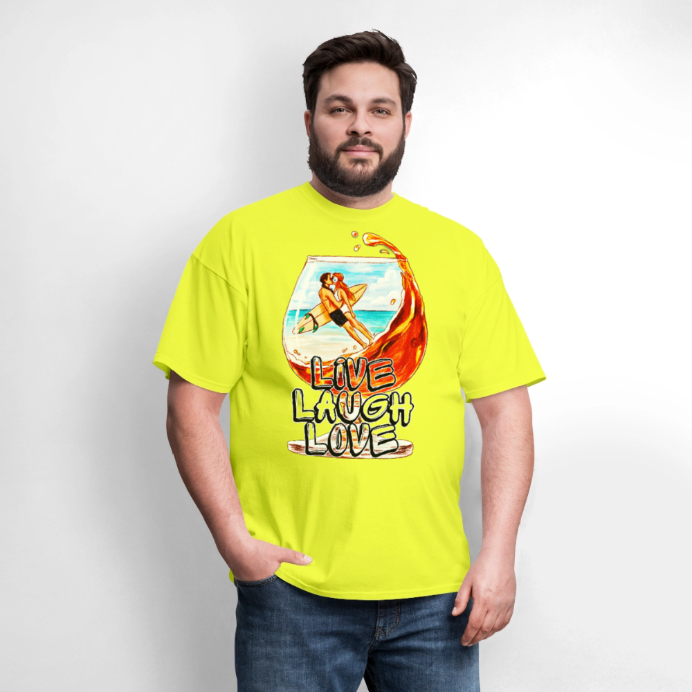 Live, Laugh, Love - safety green