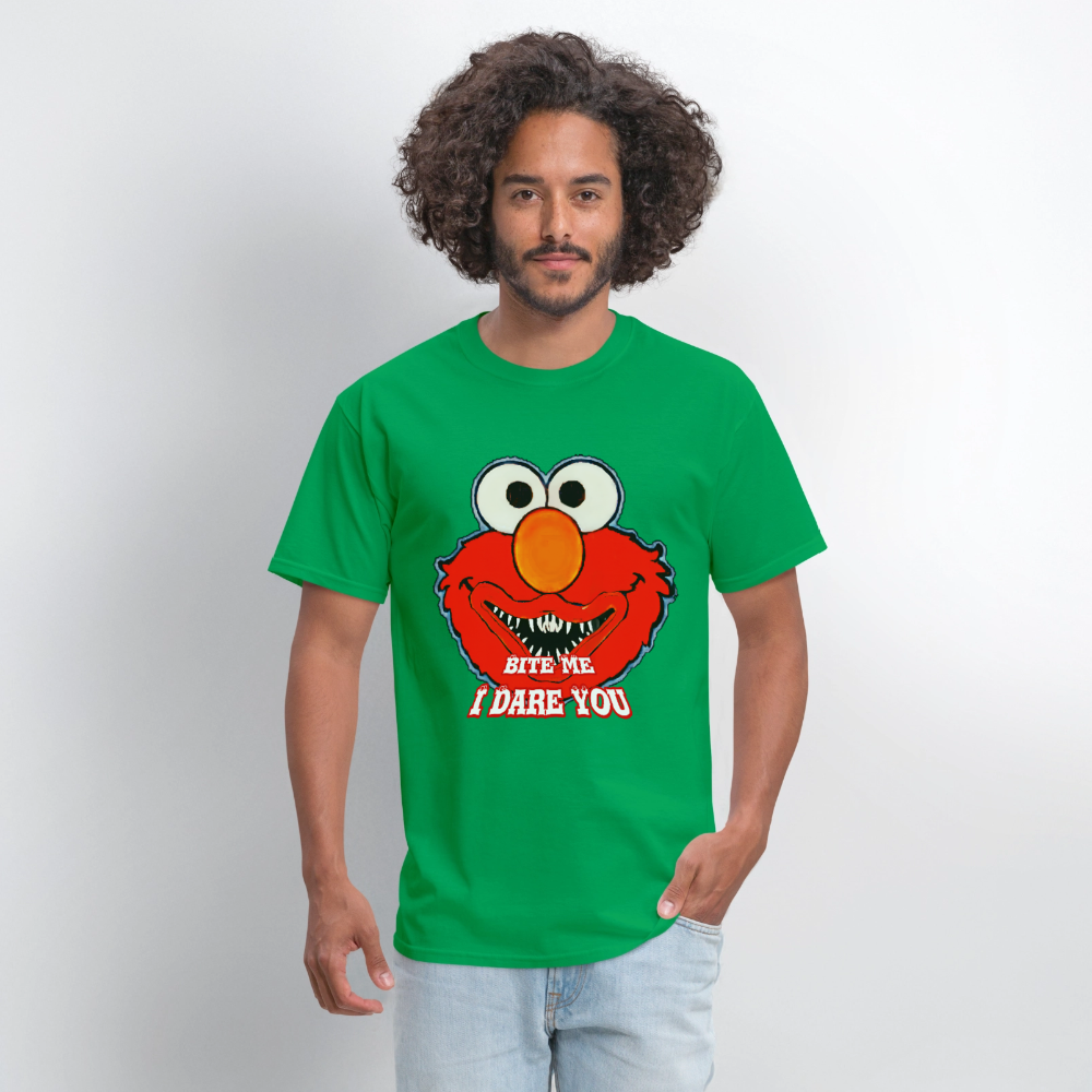 Bite Me Elmo - bright green