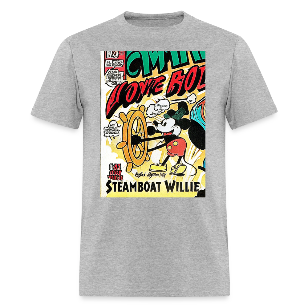 Steamboat Willie - heather gray