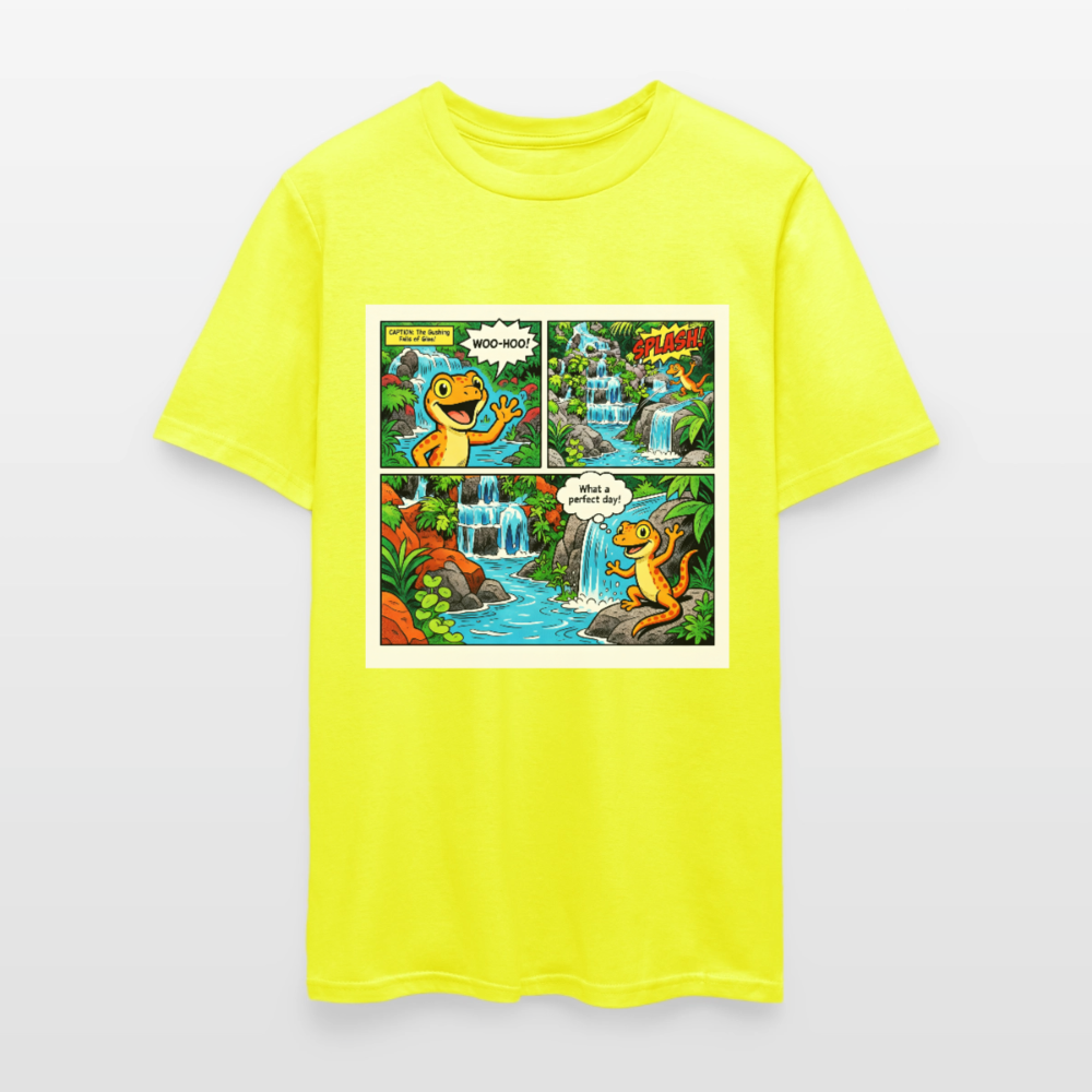 Comic Lizard - safety green