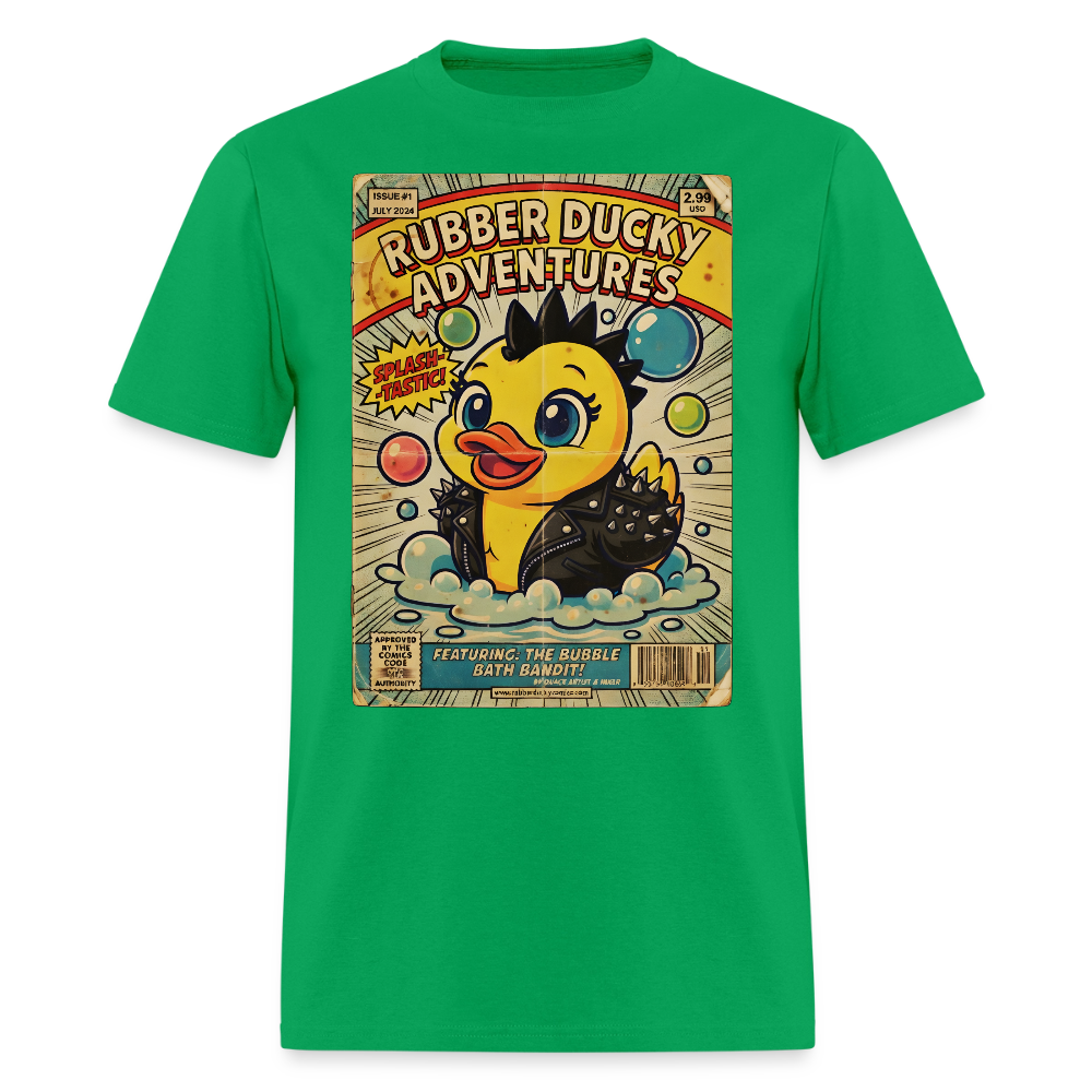 Ducky Old Comic - bright green