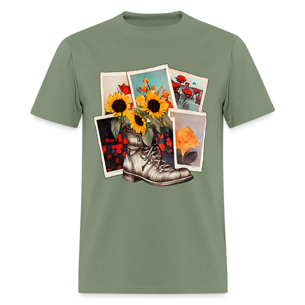 Flowers #2 - military green