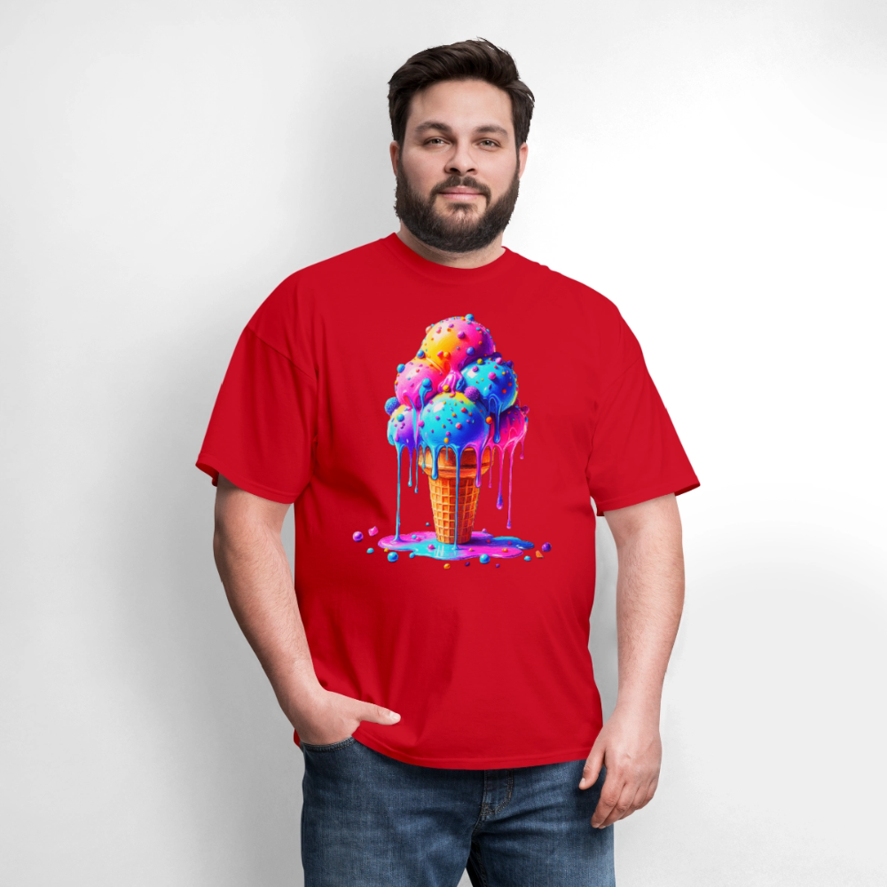 Melting Rainbow - red