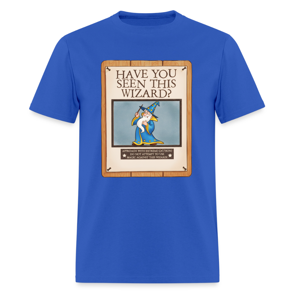 Approach With Caution - royal blue