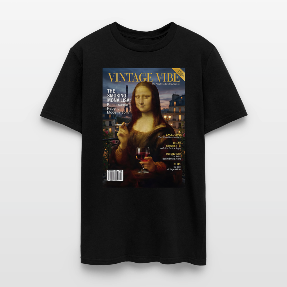A Smoking Mona Lisa - black