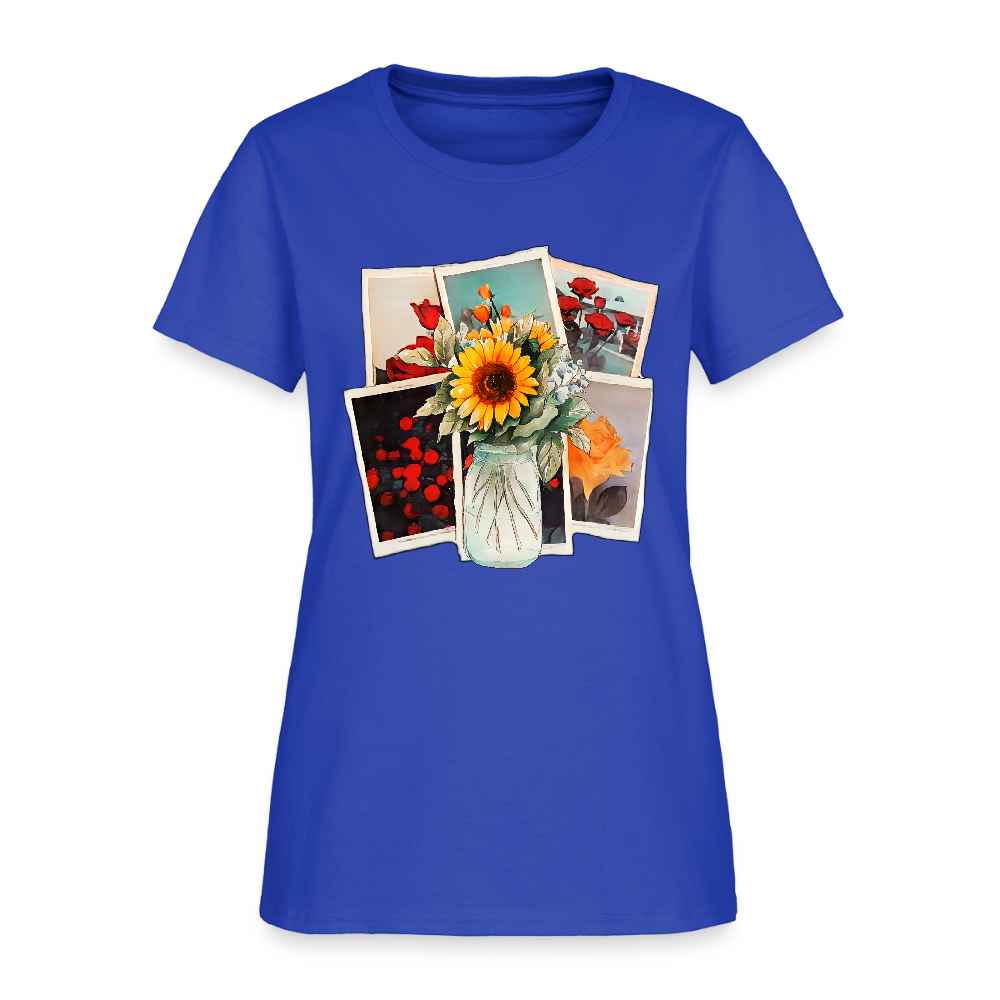 Flowers - royal blue