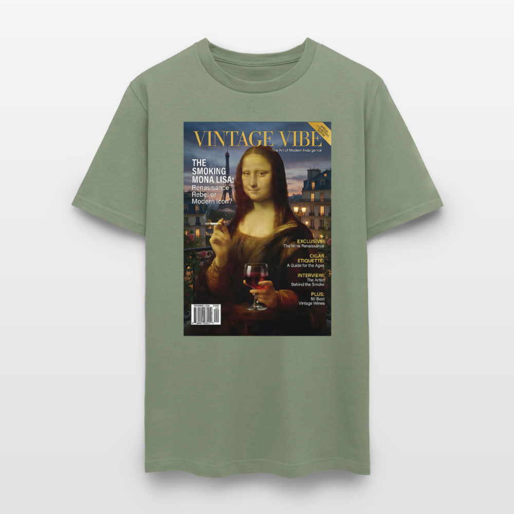 A Smoking Mona Lisa - military green