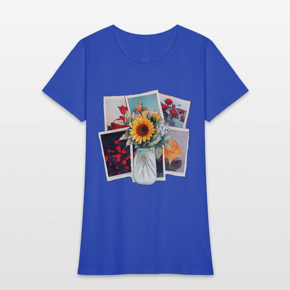 Flowers - royal blue