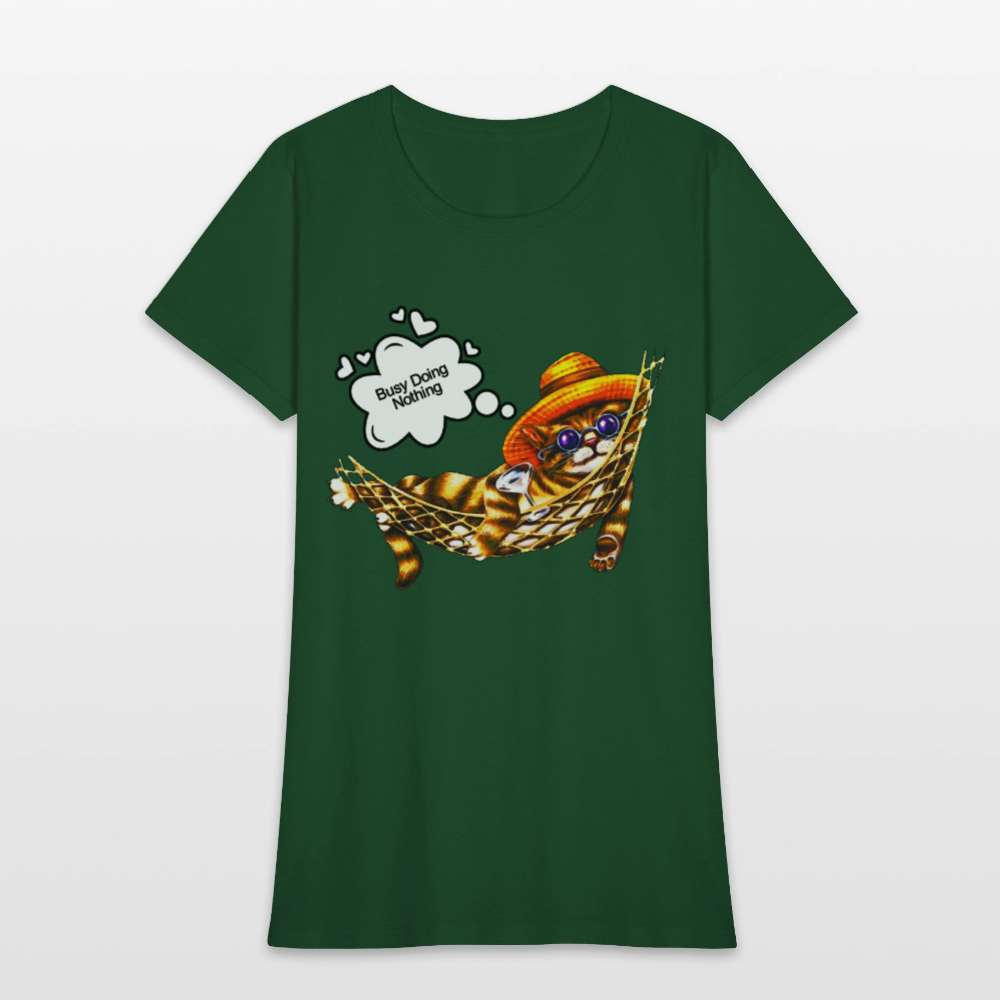 Busy Doing Nothing - forest green