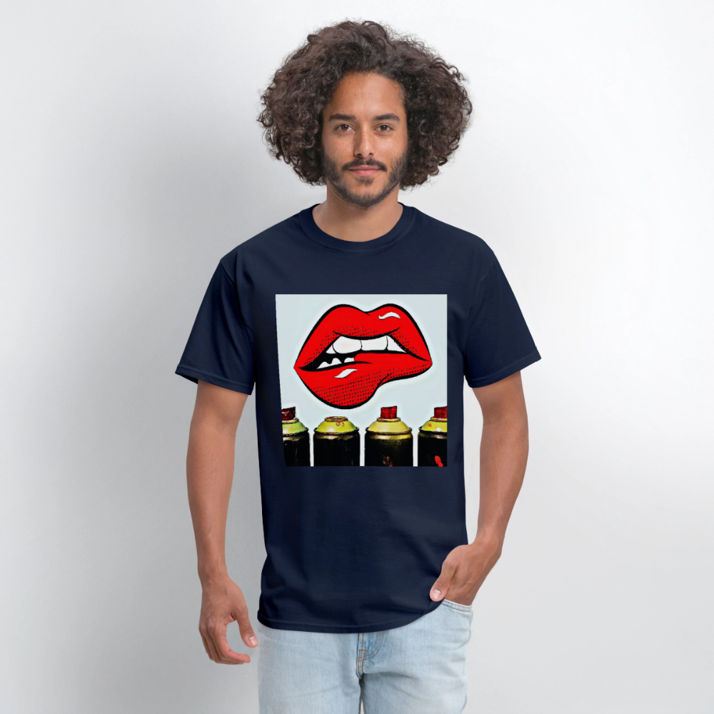 Lips - navy