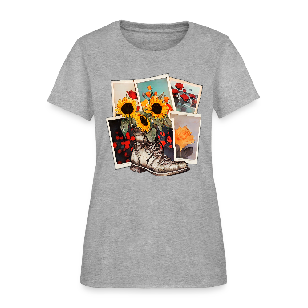 Flowers #2 - heather gray