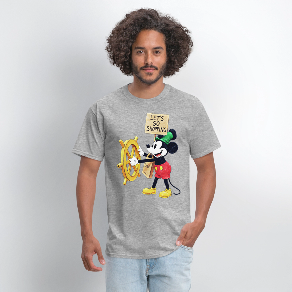 Let's Go Shopping - heather gray