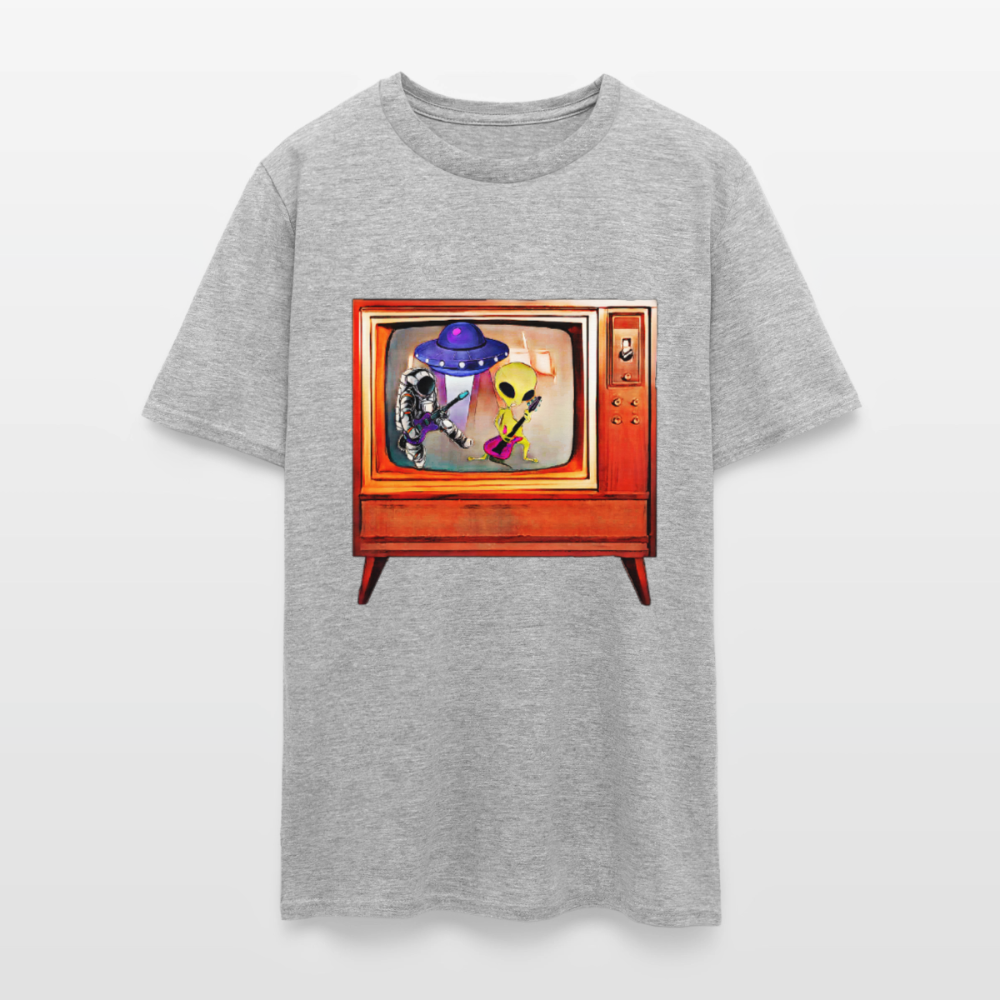 Rocking Astronaut and Alien #2 - heather gray