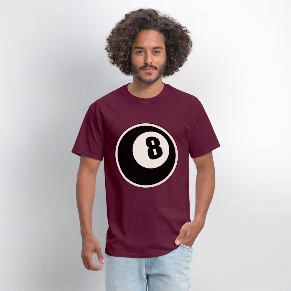 8 Ball - burgundy